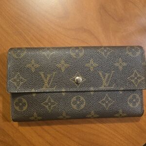 Louis Vuitton Monogram Canvas Tri-fold Snap Wallet #TS7273